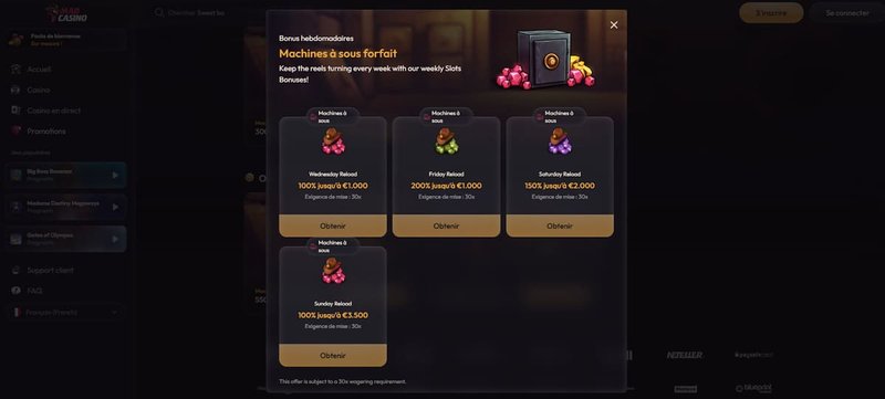 Meilleur madcasino bonus à France Meilleur madcasino bonus à France